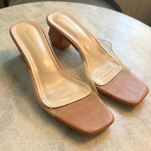 Shein clear mules size 37